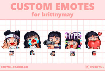 brittnymay emotes